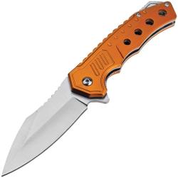 Couteau Pliant Tac Force A/O Lame Acier 3Cr13MoV Manche Aluminium Orange Linerlock TF2017OR