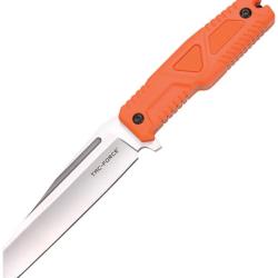Couteau Fixe Tac Force Lame Acier 3Cr13 Tanto Invers&eacute; Manche Nylon Orange &Eacute;tui Nylon TFFIX116OR