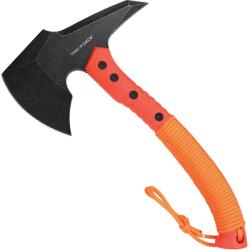Tomahawk Tac Force T&ecirc;te Acier 3Cr13MoV Manche Cordelette Orange &Eacute;tui Nylon TF3AXEOR