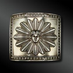 PLAQUE de CEINTURON de GARDE du CORPS du ROI Mod&egrave;le 1814 - France - Restauration