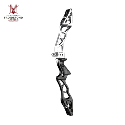 Poign&eacute;e CNC Aerodyn V2 Dual Color 25" - Topoint - Gaucher / ANODIZED BLACK/PINK