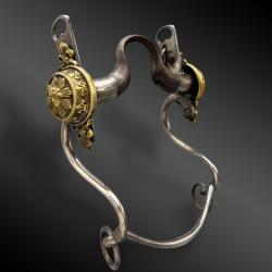 MORS de BRIDE d'OFFICIER de GARDE du CORPS de la MAISON MILITAIRE du ROI Mod&egrave;le 1814 - France