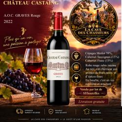 Ch&acirc;teau Castaing 2022 Lot de 60 bouteilles de 75cl AOC Graves Rouge