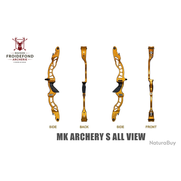 Poign�e S - MK Archery - Black
