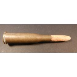 1430 - Cartouche 8mm KROPATSCHEK Portugais a blanc / Balle bois