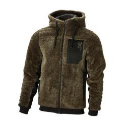 BROWNING SWEATSHIRT WARM SNAPSHOT SHERPA GREEN 3XL