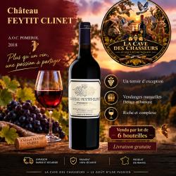 Ch&acirc;teau Feytit Clinet 2018 1 caisse de 6 bouteilles de 75cl AOC Pomerol