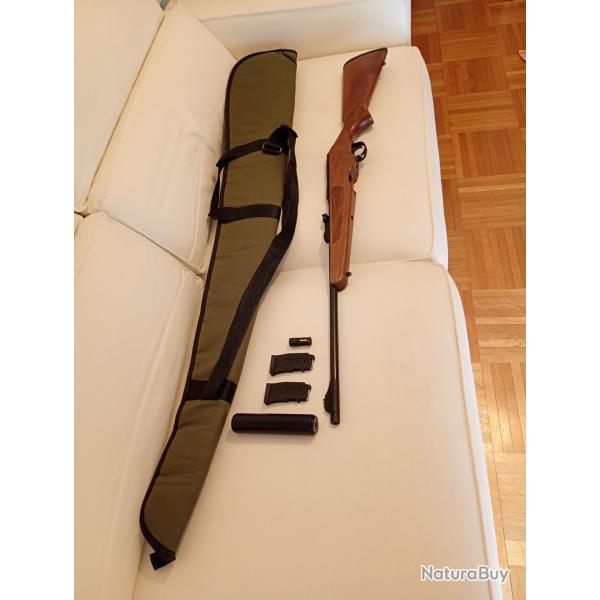 Carabine 22 LR HATSAN Escort + silencieux
