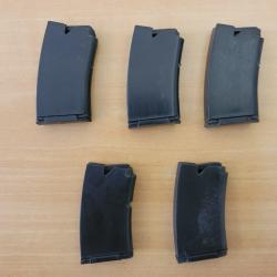 Lot de 5 chargeurs pour TOZ 78 en cal 22lr - 1� sans prix de r&eacute;serve !!