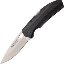 Couteau Pliant MTech Lame Acier 3Cr13 Drop Point Manche Aluminium Noir Lockback MT1076BK
