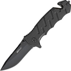 Couteau Pliant MTech Lame Acier 440 Manche Aluminium Noir Linerlock MT424BK
