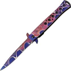 Couteau Pliant MTech A/O Lame Acier 3Cr13 Spear Point Manche Aluminium Linerlock MTA1088TM1