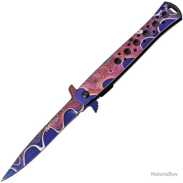 Couteau Pliant MTech A/O Lame Acier 3Cr13 Spear Point Manche Aluminium Linerlock MTA1088TM1