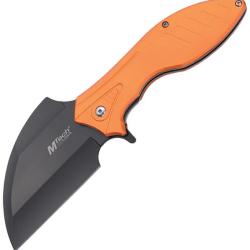 Couteau Pliant MTech A/O Lame Acier 3Cr13MoV Sheepsfoot Manche Aluminium Orange Linerlock MTA2007OR