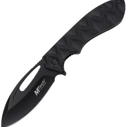 Couteau Pliant MTech A/O Lame Acier 3Cr13MoV Manche G10 Noir Linerlock MTA2028BK