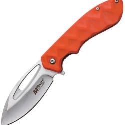 Couteau Pliant MTech A/O Lame Acier 3Cr13MoV Manche G10 Orange Linerlock MTA2028OR