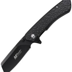 Couteau Pliant MTech A/O Lame Acier 3Cr13MoV Noire 6,68 cm Manche Aluminium Noir Linerlock MTA2029BK