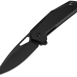 Couteau Pliant MTech A/O Lame Acier 3Cr13MoV Noire 8,26 cm Manche Aluminium Noir Linerlock MTA2038BK