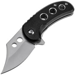 Couteau Pliant MTech A/O Lame Acier 3Cr13MoV Clip Point Manche Aluminium Noir Linerlock MTA2039BK