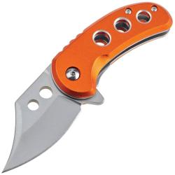 Couteau Pliant MTech A/O Lame Acier 3Cr13MoV Clip Point Manche Aluminium Orange Linerlock MTA2039OR