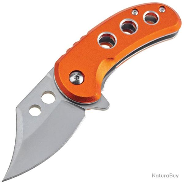 Couteau Pliant MTech A/O Lame Acier 3Cr13MoV Clip Point Manche Aluminium Orange Linerlock MTA2039OR