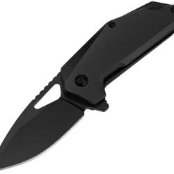 Couteau Pliant MTech A/O Lame Acier 3Cr13MoV Noire 5,72 cm Manche Aluminium Noir Linerlock MTA2040BK