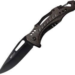 Couteau Pliant MTech A/O Lame Inox Manche Aluminium Linerlock MTA705G2CF