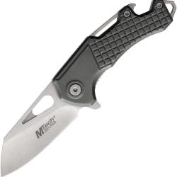 Couteau Pliant MTech A/O Lame Acier 3Cr13 Manche Aluminium Gris Fonc&eacute; Linerlock MTA822SSL
