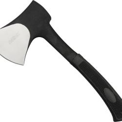Hachette MTech T&ecirc;te Acier 440 Manche Inox et Caoutchouc Noir &Eacute;tui Nylon MTAXE