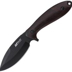 Couteau Fixe MTech Lame Acier 3Cr13MoV Noire Manche G10 Noir &Eacute;tui Kydex MTFIX007BK