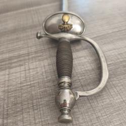 &Eacute;p&eacute;e sous officier d'infanterie mod&egrave;le 1887