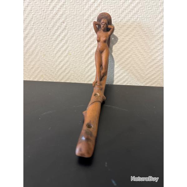 Superbe pat�re(?) d�coration(?) sculpt�e artisanat de tranch�es grav�e � Somme �