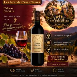 Ch&acirc;teau Gloria 2020 1 caisse de 6 bouteilles de 75cl AOC Saint Julien