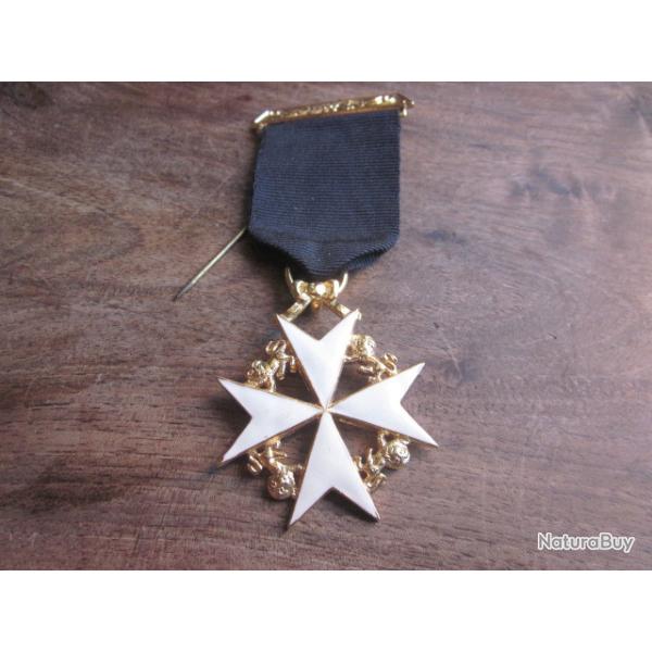 m�daille ma�onnique de chevalier de malte