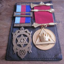 placard m&eacute;daille ma&ccedil;onnique arche royale