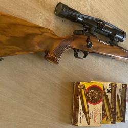 CARABINE WEATHERBY MARK V MODEL LUXE CAL . 300 WEATHERBY MAG LUNETTE ZEISS DAVIARI-D 1.5-6