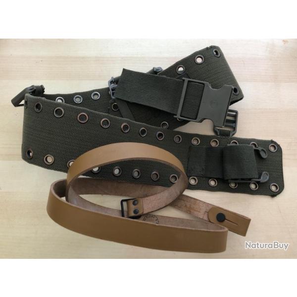 1 bretelle de mas 45, avec un Ceinturon, Harnais de combat d'occasion arm�e allemande
