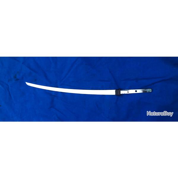 LAME DE KATANA 90cm LIGNE DE TREMPE PAS DE SIGNATURE ANN�ES APR�S GUERRE
