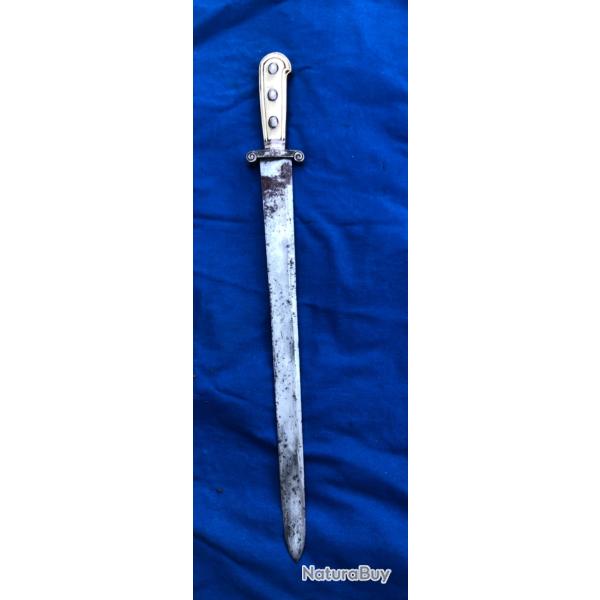 Dague de chasse 19ieme sans fourreau