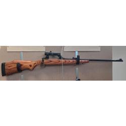 TR&Egrave;S BELLE CARABINE SAVAGE 110 CALIBRE 300 WINCHESTER MAGNUM CROSSE BOIS LAMELL&Eacute; COLL&Eacute; AVEC POINT RO