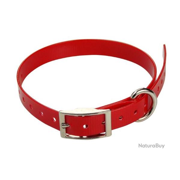 Sangle Collier Chien TT15 Mini Rouge ou Orange Rouge
