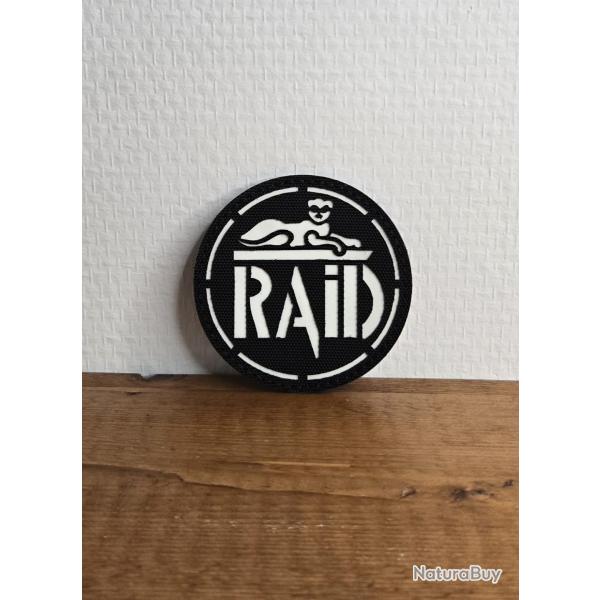 Patch brod� unit� d'�lite fran�aise noir  phosphorescent