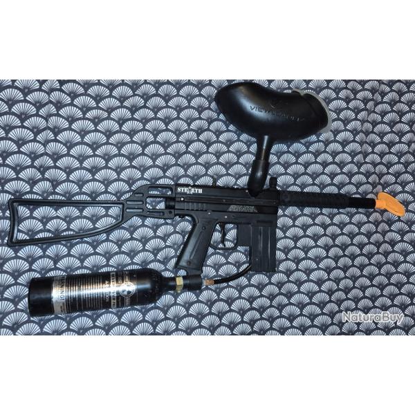 Pack lanceur de bille de peinture loisir Spyder Sonix ( cal 68 standard ) avec bouteille Co2 ( sans