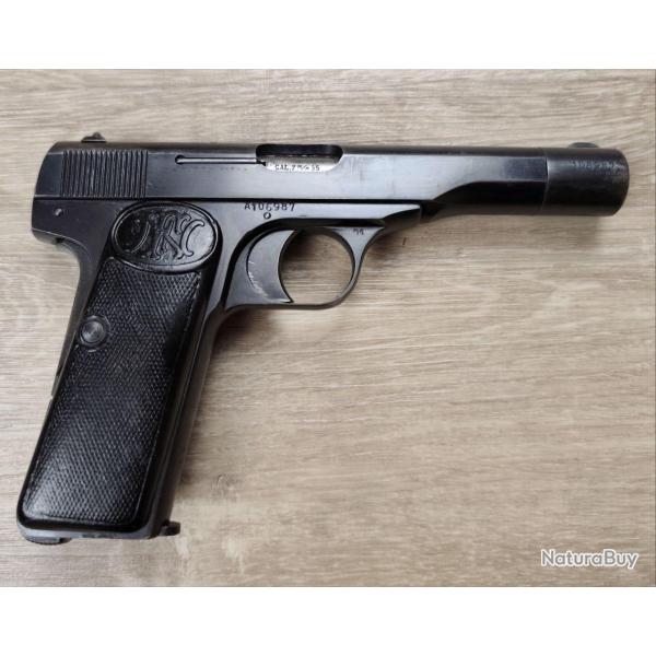 Pistolet BROWNING (FN) mod. 1910/22 - Cal 7,65 Browning (Occasion)