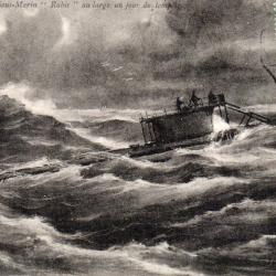 Carte postale ancienne Sous-Marin Rubis -N&deg;8904