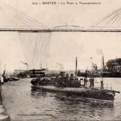 Carte postale ancienne - Nantes - Le Pont &agrave; Transbordeur -N&deg;8903