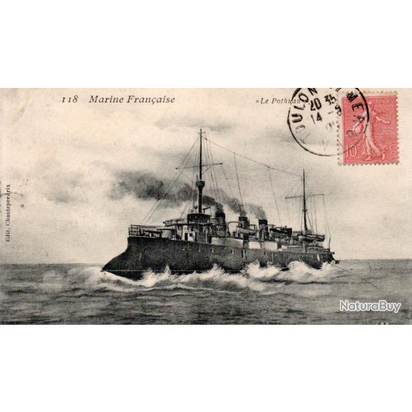 Carte postale ancienne Marine Fran�aise croiseur Le Pothuau -N�8906