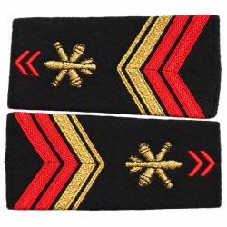 Lot de 2 Fourreaux d'&Eacute;paule Caporal-Chef Artilleur Engag&eacute; Arm&eacute;e Fran&ccedil;aise