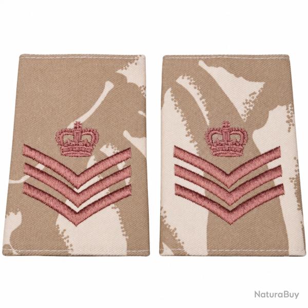 Lot de 2 Fourreaux d'�paule Staff Sergeant Arm�e Britannique Camouflage D�sert