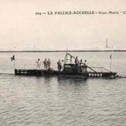 Carte postale La Pallice-Rochelle Sous-Marin Castor -N&deg;8911